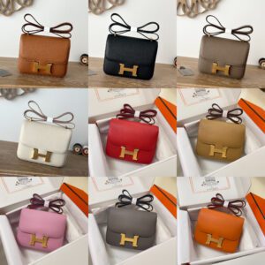 Hermès Constance bag with gold-tone hardware