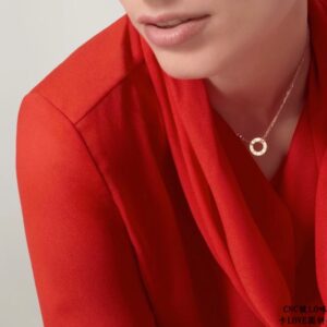 KDY12 Cartier Classic LOVE Double-Sided Disc Necklace