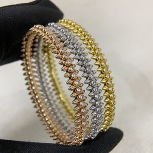 KDY17 Cartier diamond-set stud bracelet