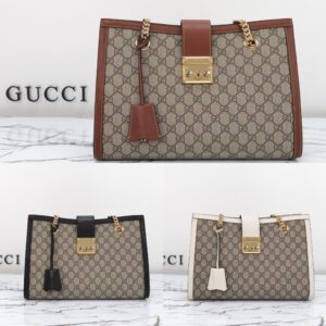 Gucci Padlock GG Supreme Tote