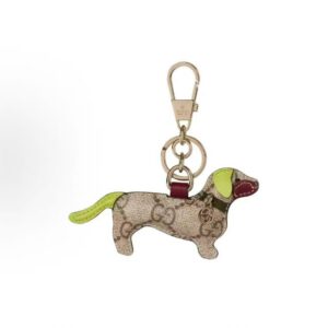 Gucci puppy-shaped handbag charm GJ140
