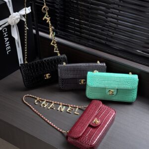 CHANEL 26A Chain Bag (Crocodile-Embossed) AS6340