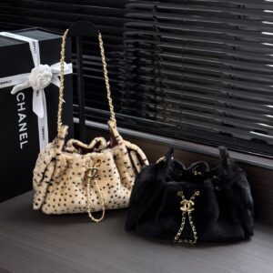 CHANEL 26A Series Leopard Print Mini 25 Bag AS5631