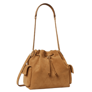 TB Charlie Quilted Drawstring Shoulder Bag