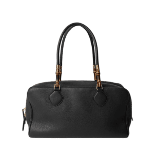 GUCCI Large Boston bag with bamboo-shaped decoration