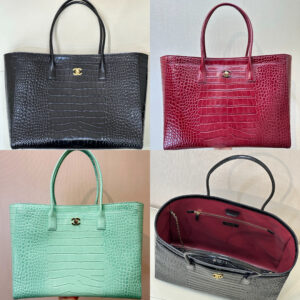 2026 New CEREF Tote Bag, Crocodile Leather