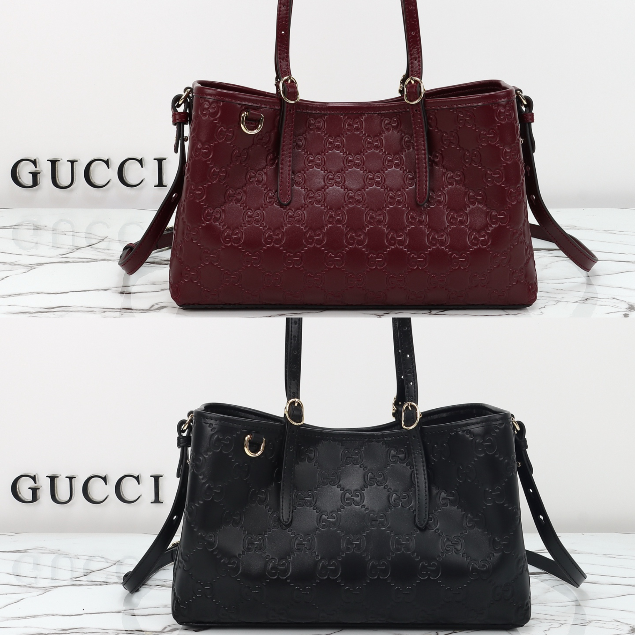 GG Emblem medium tote bag
