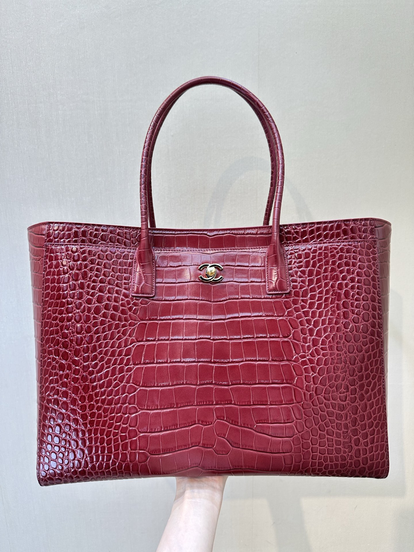 2026 New CEREF Tote Bag, Crocodile Leather - Image 3