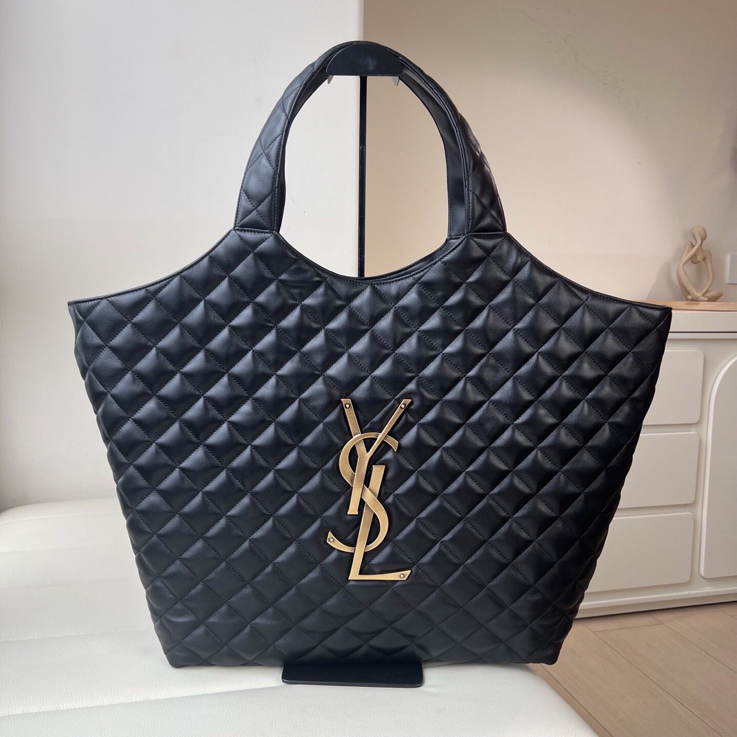 SAINT LAURENT ICARE IN QUILTED NAPPA 698651 - Image 2