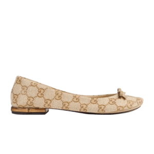 GUCCI Women's crystal ballerina with bamboo