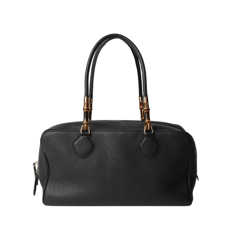 GUCCI Large Boston bag with bamboo-shaped decoration