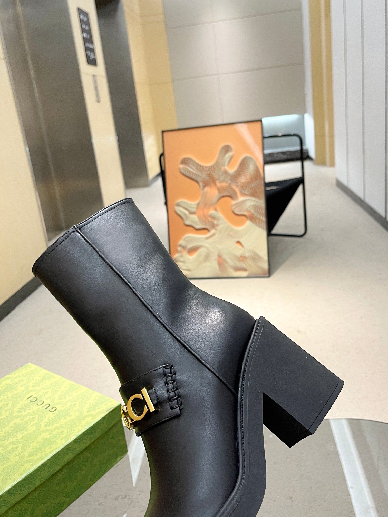 Gucci Women's AutumnWinter Combat Boots - Image 6