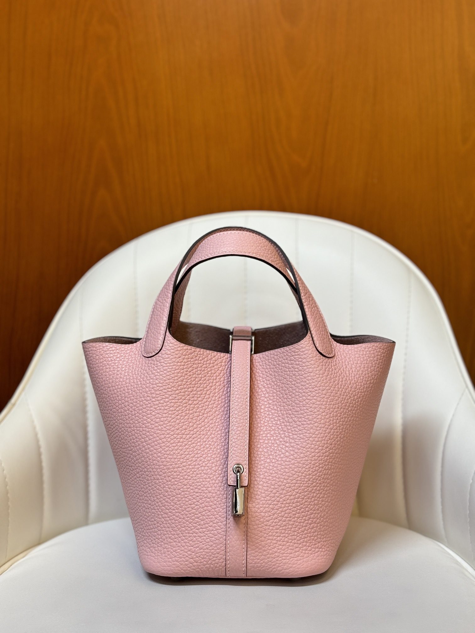 Hermès Picotin 18 TC Leather Silver Buckle(Contains multiple colors) - Image 5