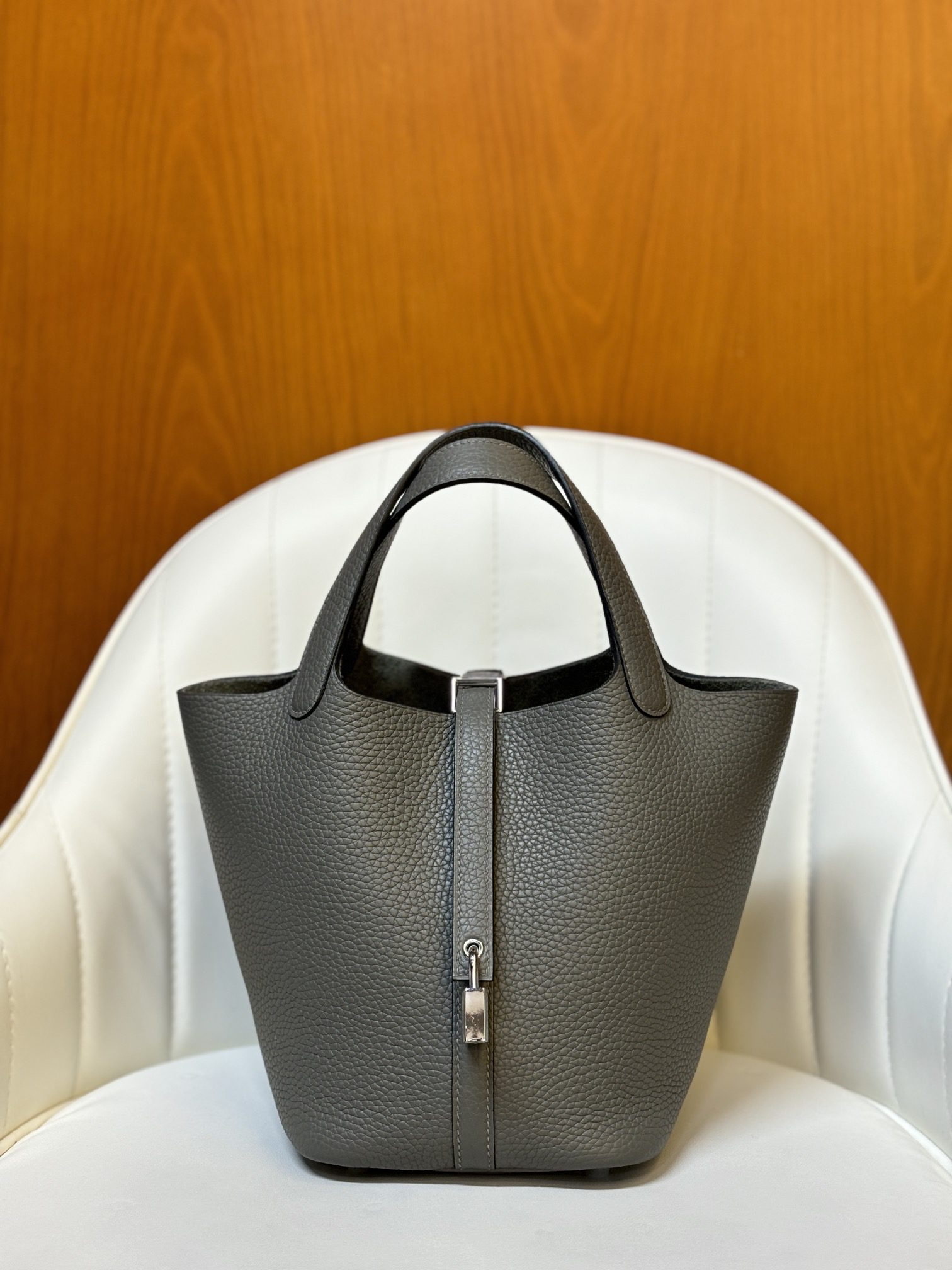 Hermès Picotin 18 TC Leather Silver Buckle(Contains multiple colors) - Image 6