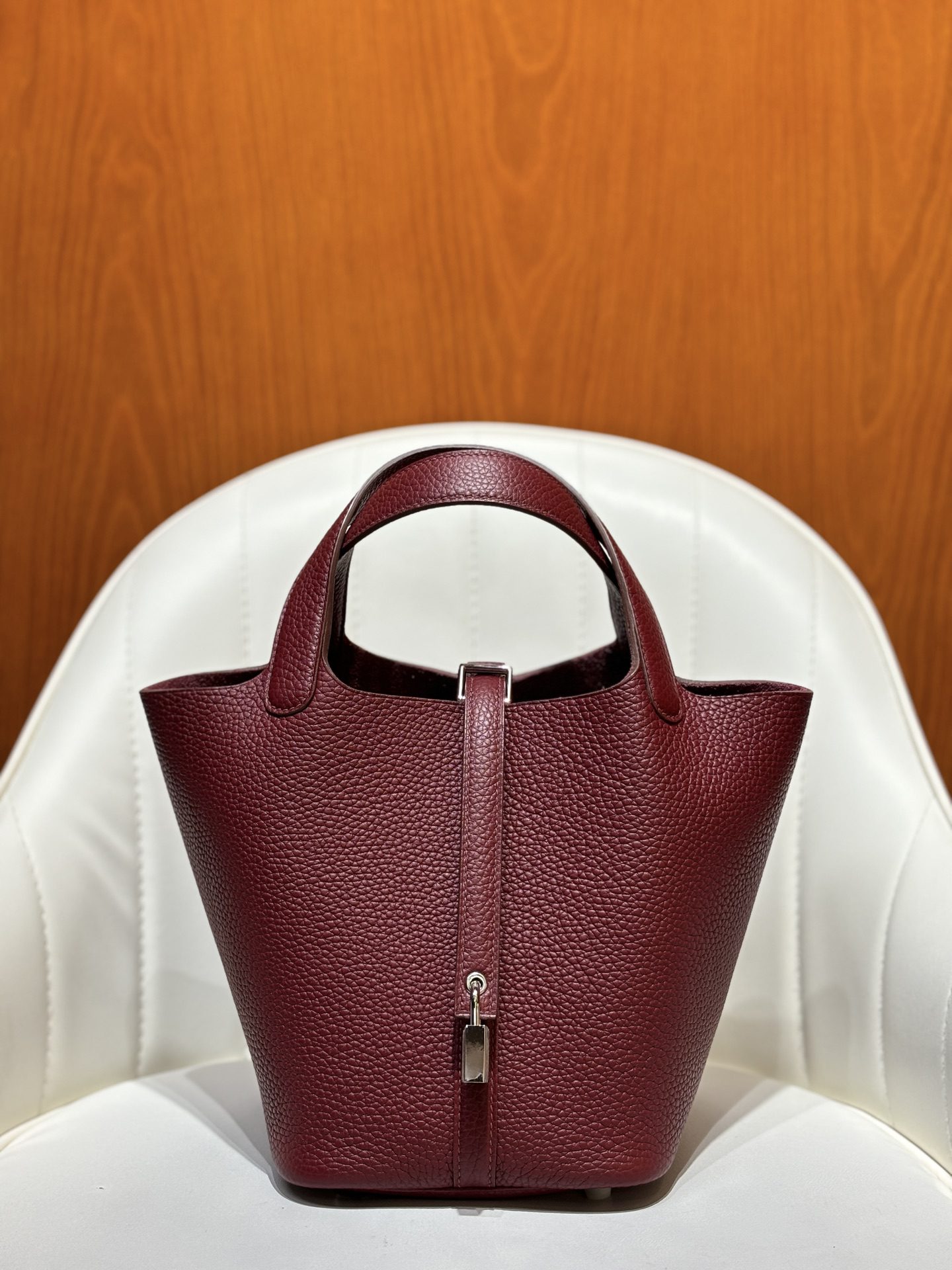 Hermès Picotin 18 TC Leather Silver Buckle(Contains multiple colors) - Image 7