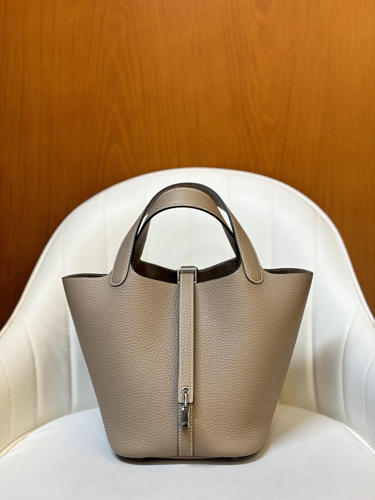 Hermès Picotin 18 TC Leather Silver Buckle(Contains multiple colors) - Image 11