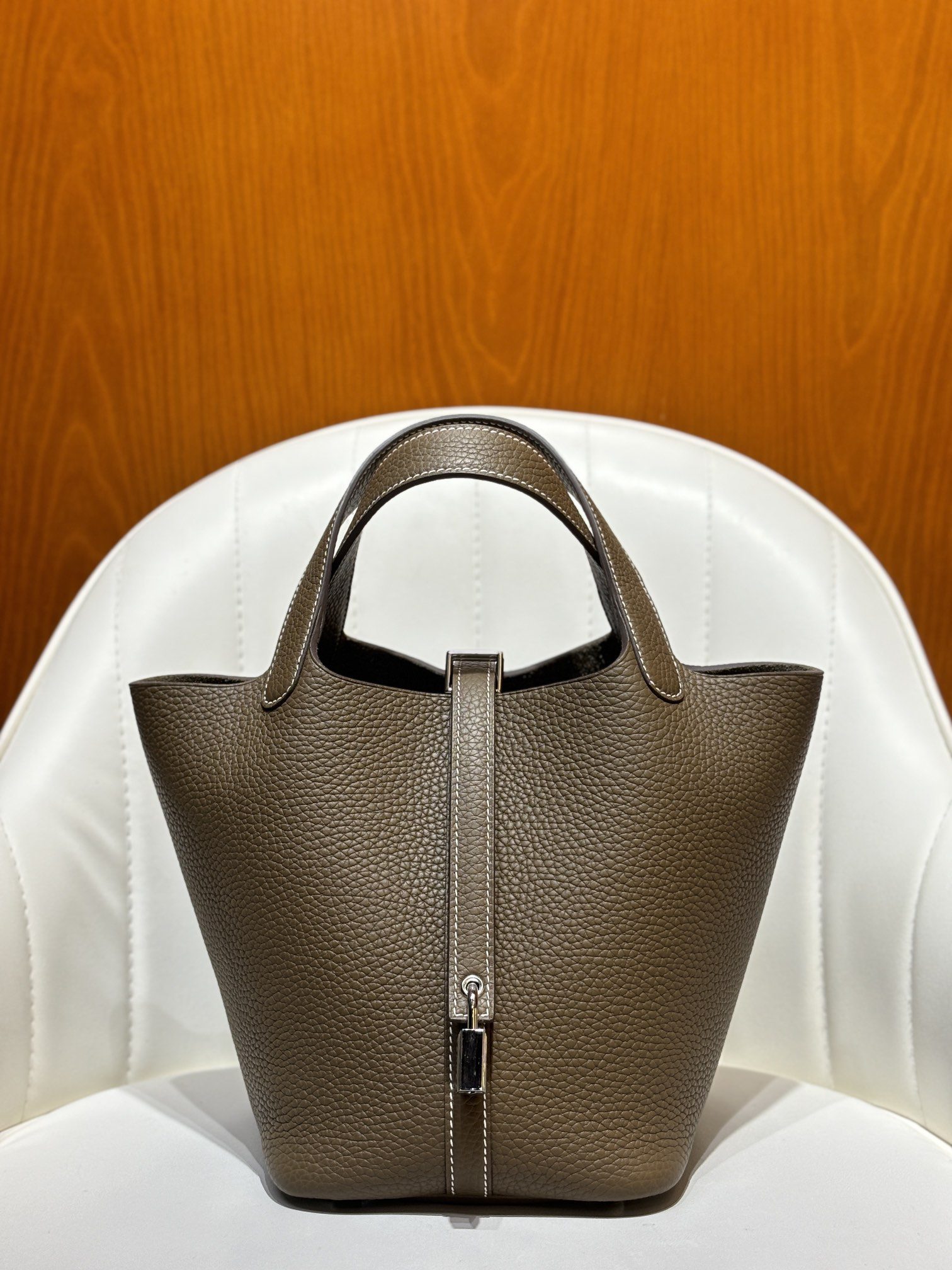 Hermès Picotin 18 TC Leather Silver Buckle(Contains multiple colors) - Image 15