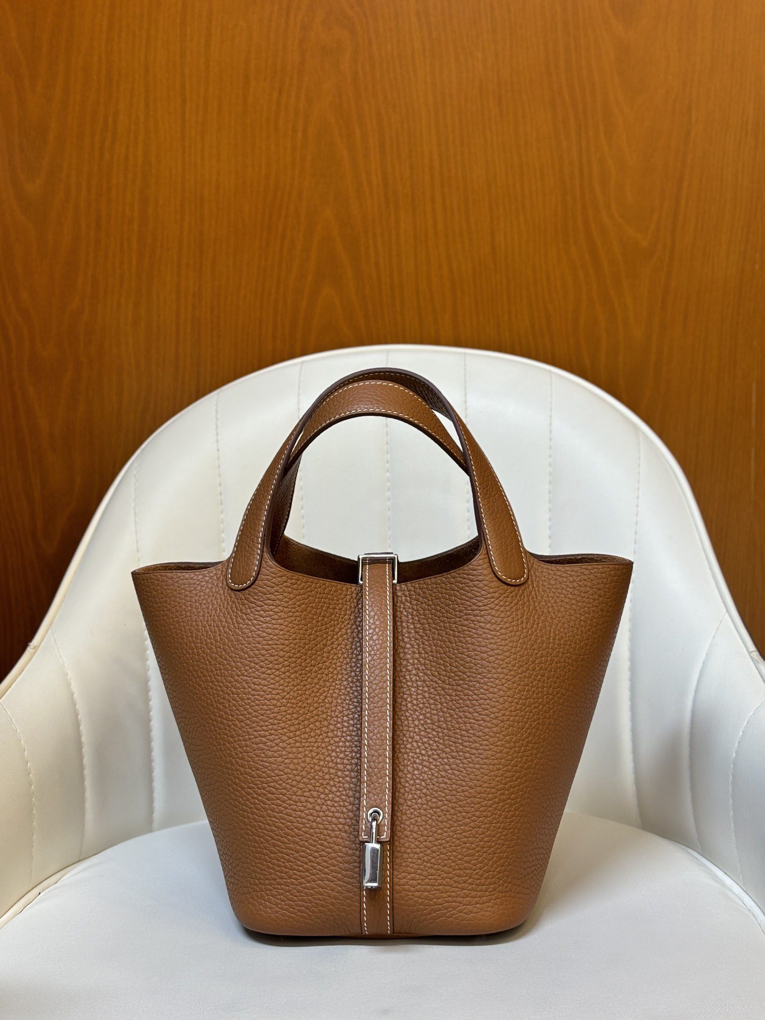Hermès Picotin 18 TC Leather Silver Buckle(Contains multiple colors) - Image 16